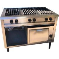 fogao industrial 6 queimadores com forno medida especial 1.60x90